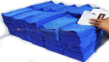 China Bulk wholesale Custom sport microfibre towel supplier Bulk Bespoke Blue Sport Sweat Quick Dry Towel Factory for Greece Africa